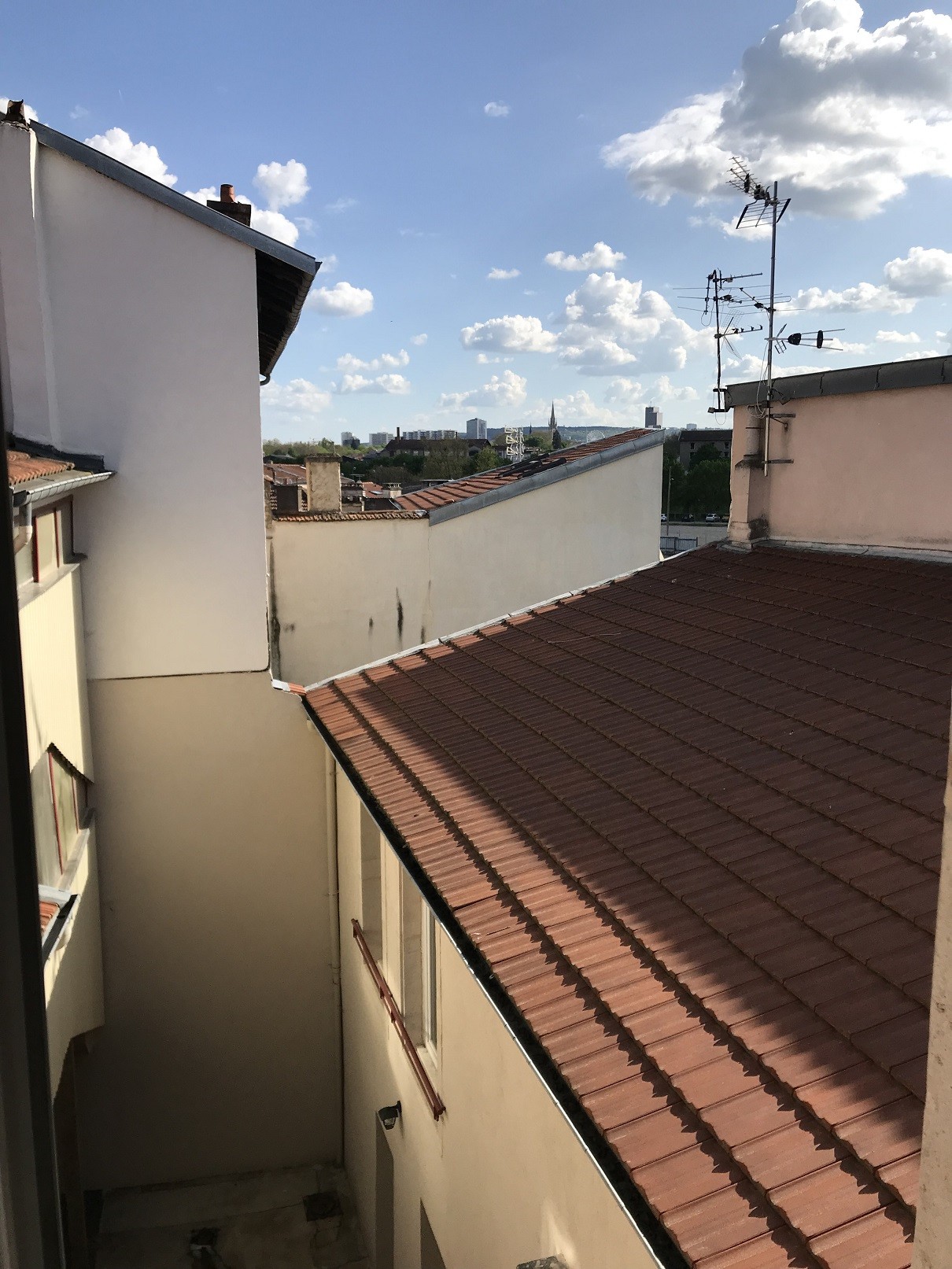 Vue toit-Roue de la foire attractive-Place Carnot